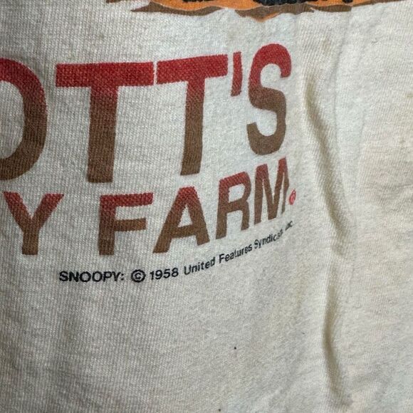 VTG Knotts Berry Farm Snoopy Shirt USA Made Single Stich Size XL - Picture 3 of 6